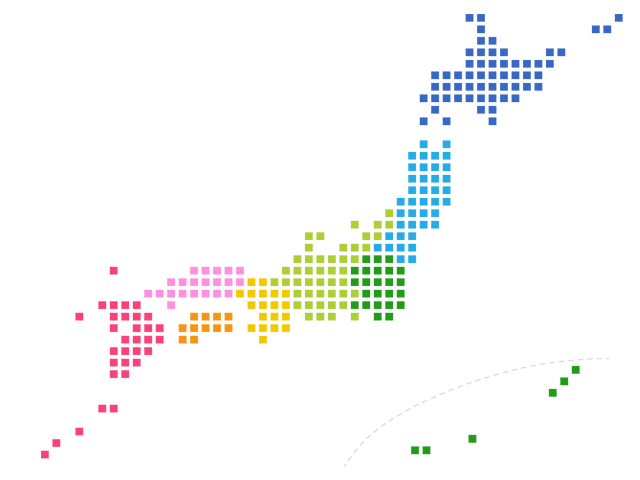日本国内ならどこでも対応しております。